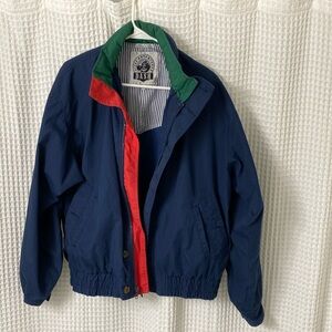 Vintage DASH Lifes Adventures Full Zip Jacket with Retractable Hood - Size M